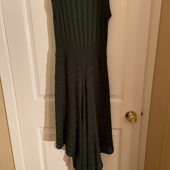 Belldini dark green sleeveless crochet duster - Picture 3 of 3